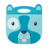 Blue Dog Carry Along Sketchbook with cute nose closure