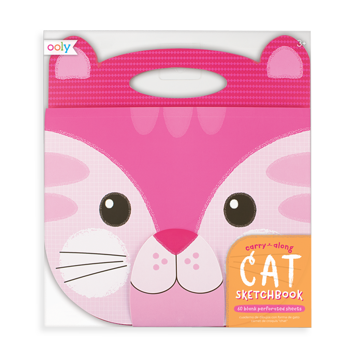 Carry along cat in packaging