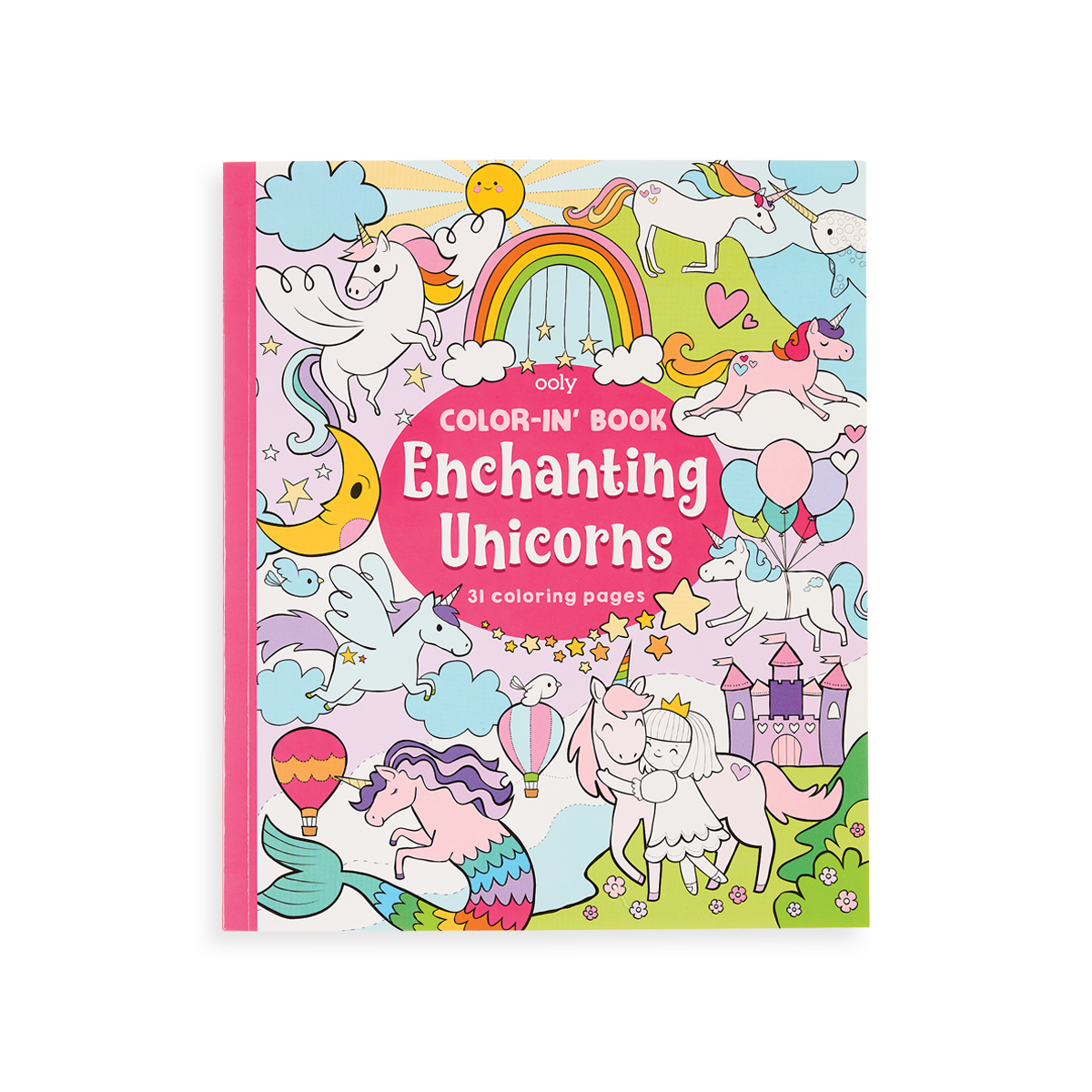 Book Coloring Book Enchanting Unicorns 31 Pages