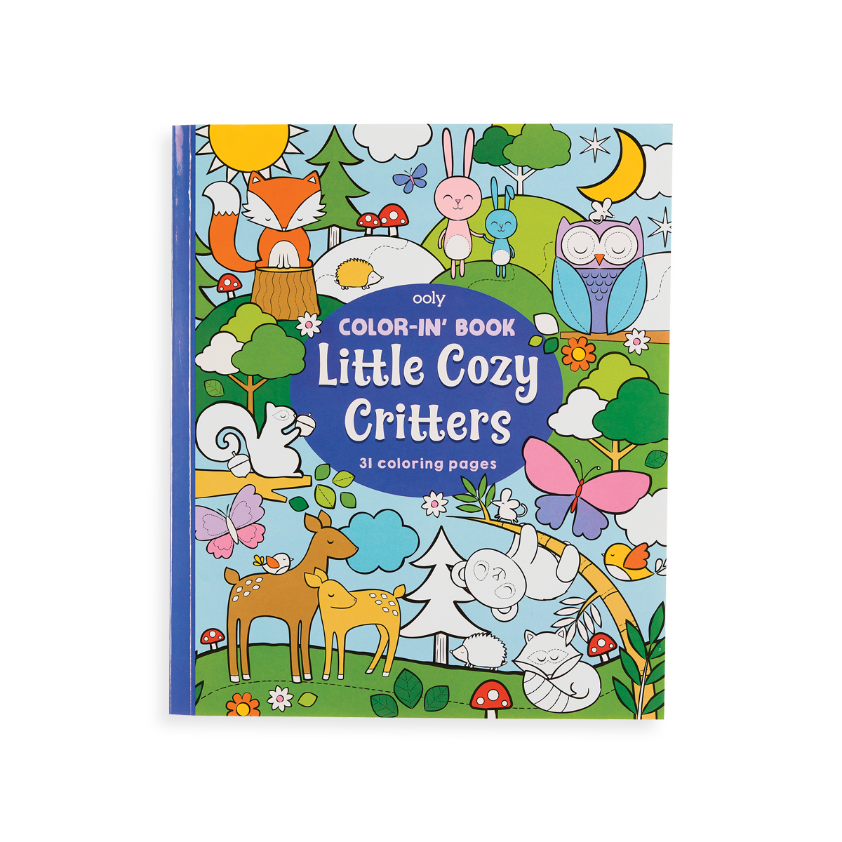 Little Cozy Critters Coloring Book front cover