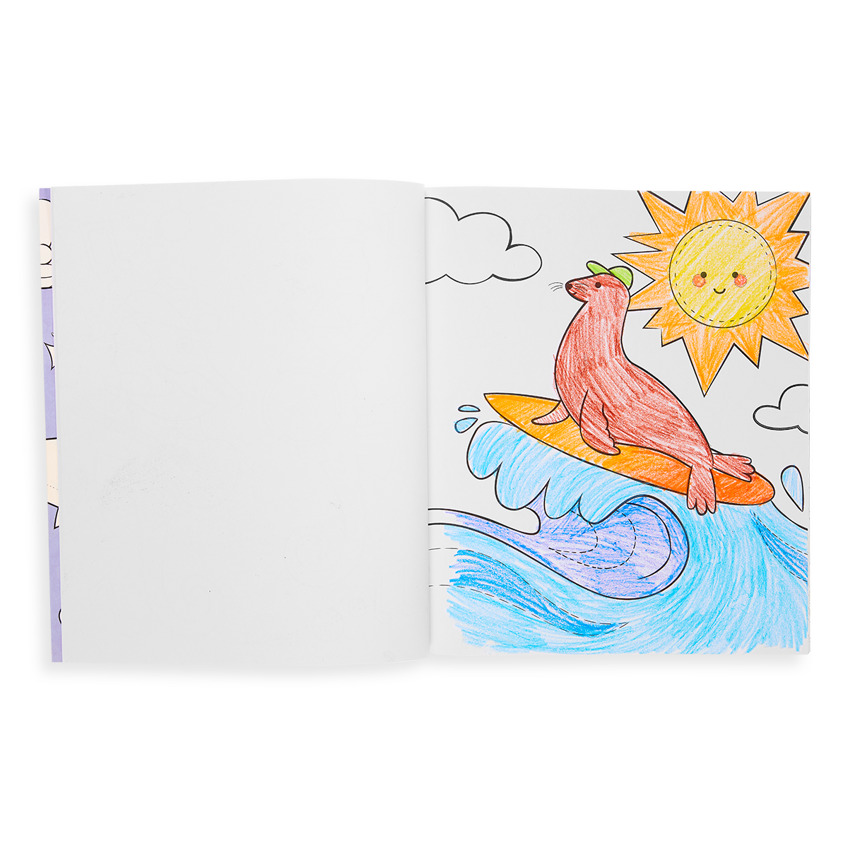 Ooly Carry-Along Coloring Book - Sea Life