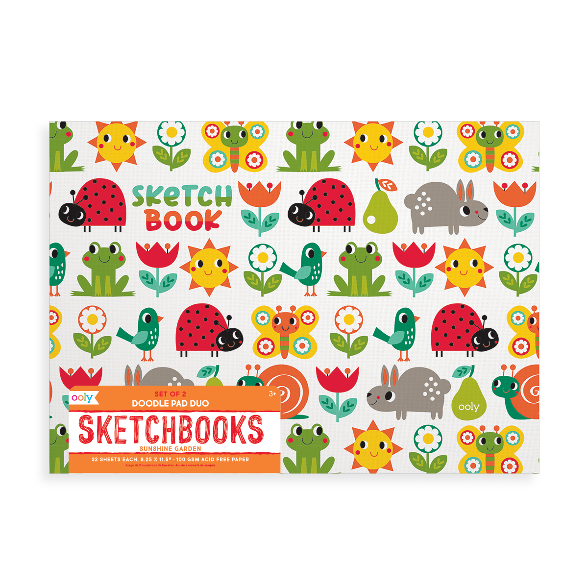 Sunshine Garden Doodle Pad Duo Sketchbooks - Set of 2