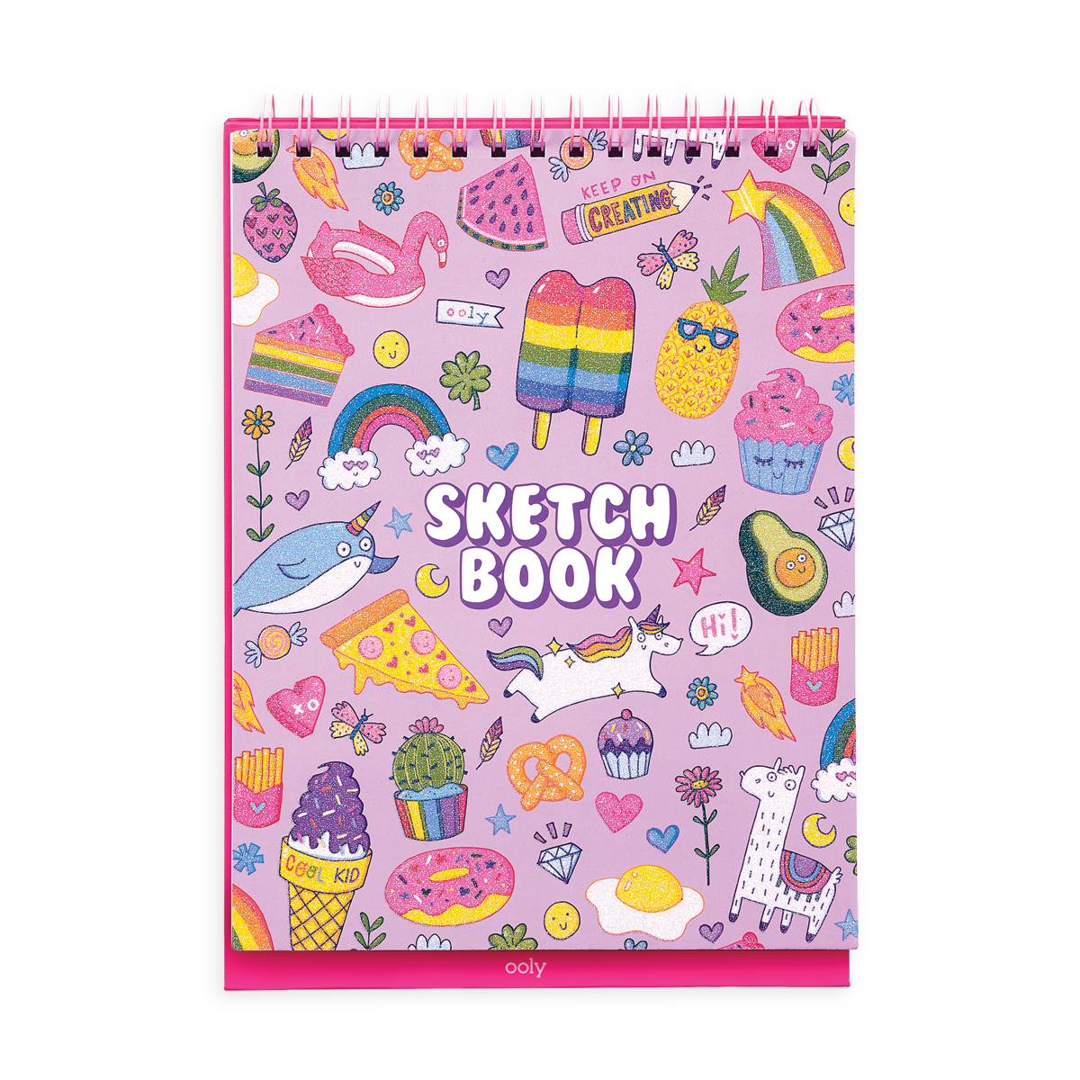 Cute Doodles Sketch and Show Standing Sketchbook cover