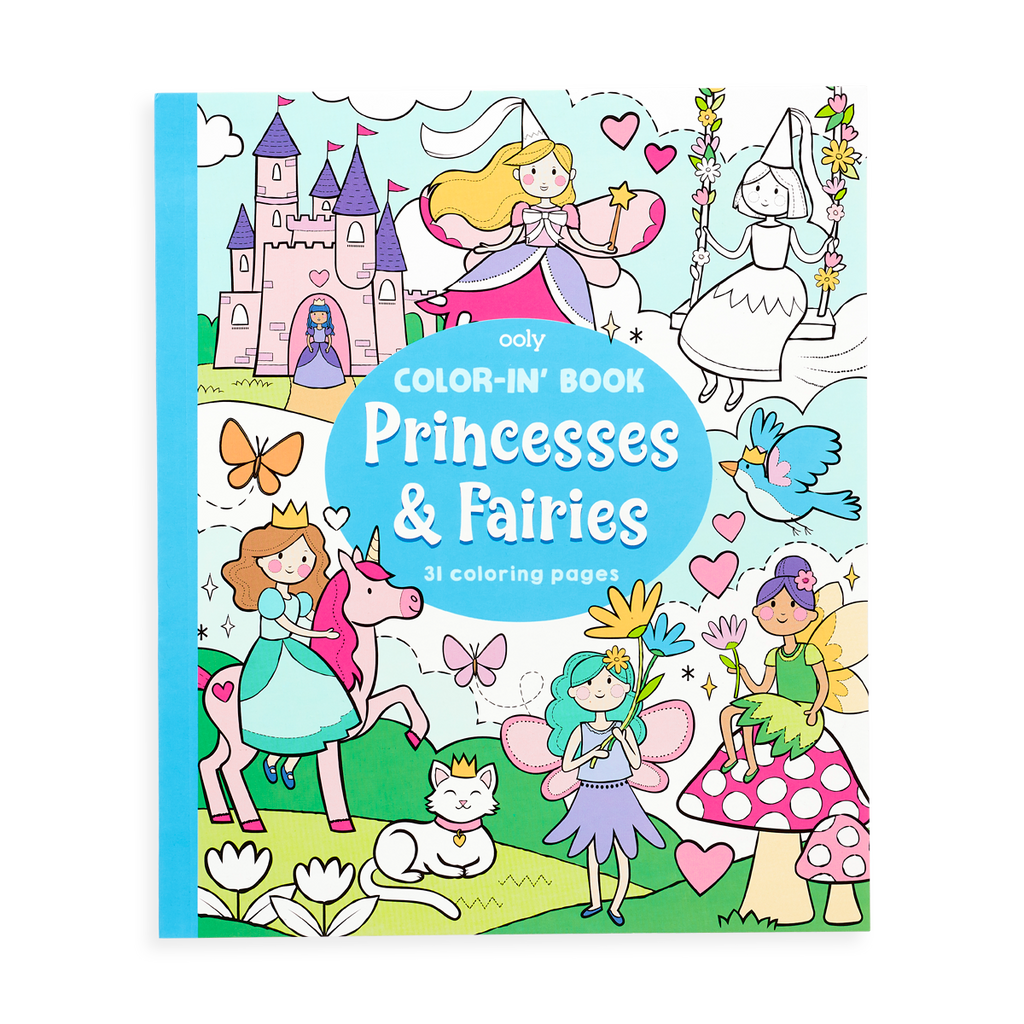 Princess, Fairies, & Mermaids Jumbo Coloring Books By Vision St. Publi –  Aura In Pink Inc.