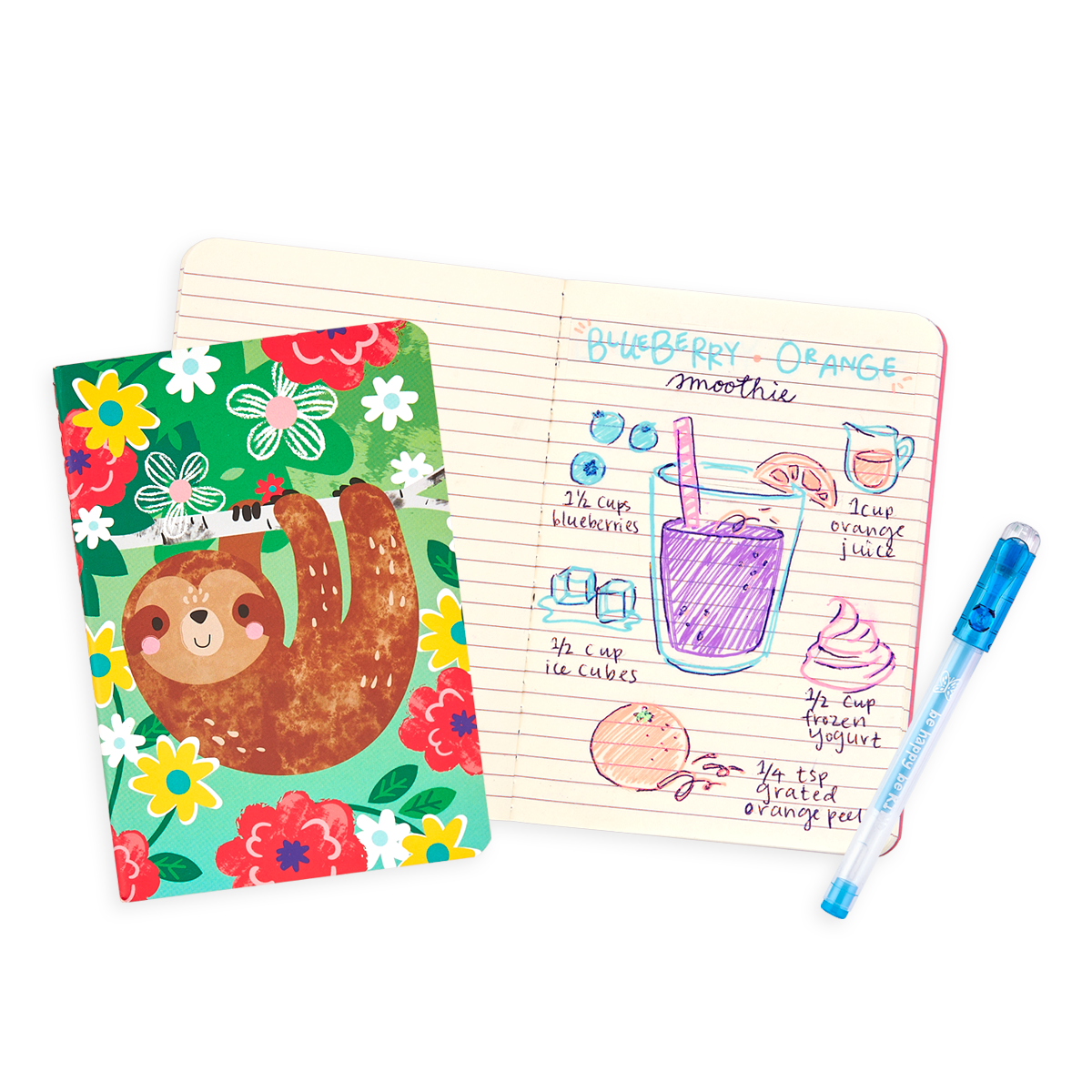 Funtastic Friends Pocket Pal Journals in use