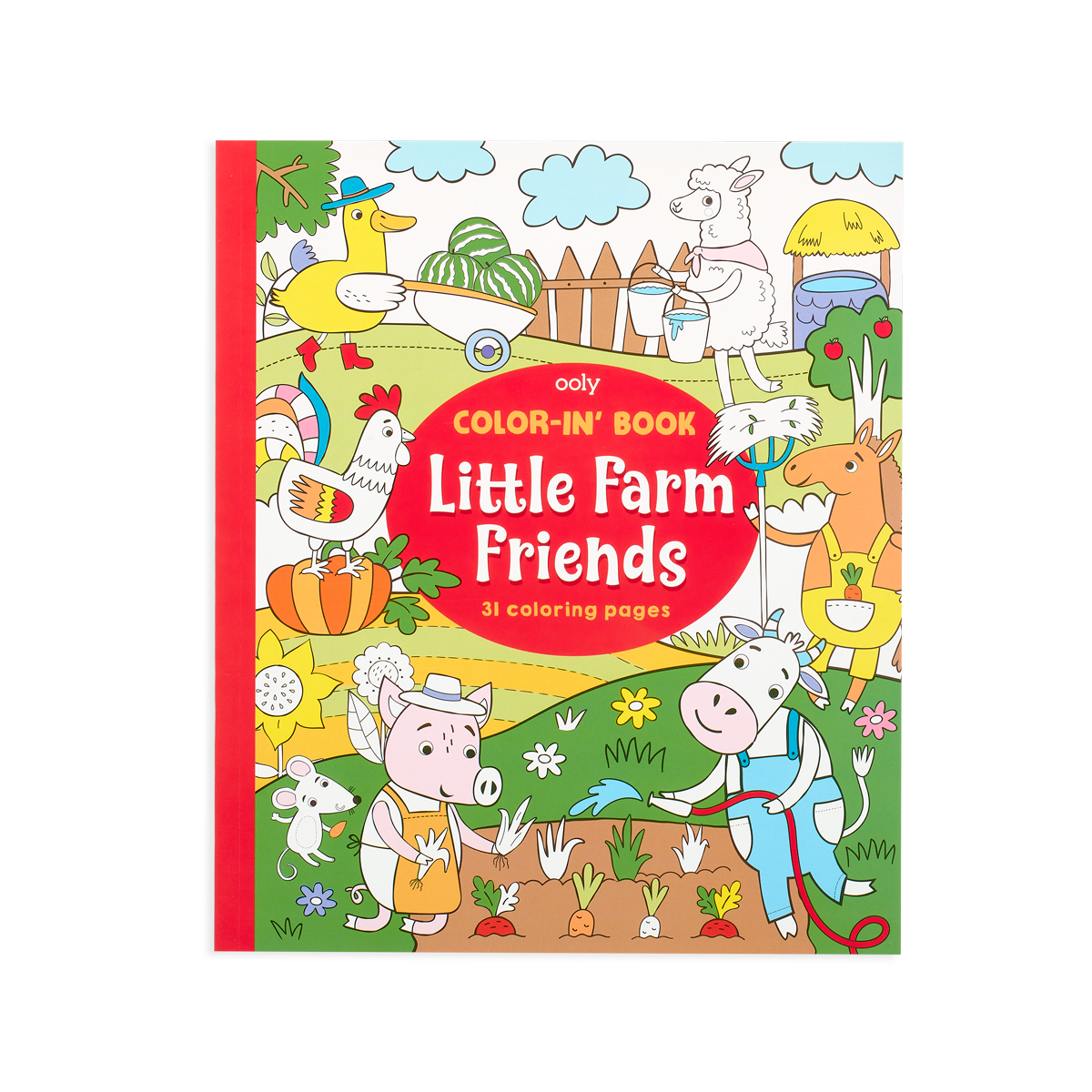 OOLY coloring book Little Farm Friends