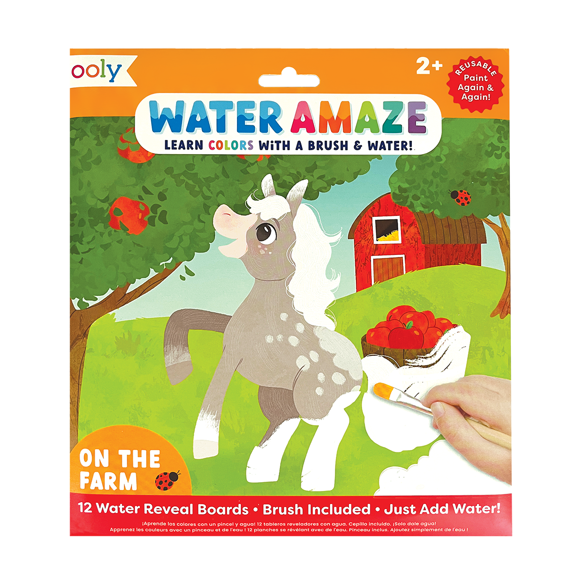 OOLY Water Amaze Water Reveal Boards - On The Farm cover view