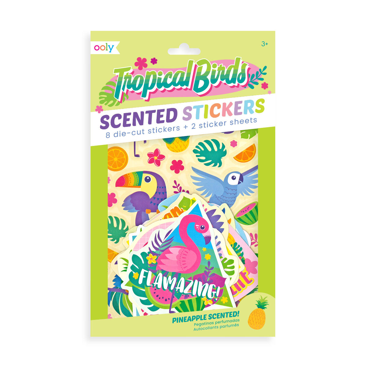 Tropical Birds Scented Sticker package