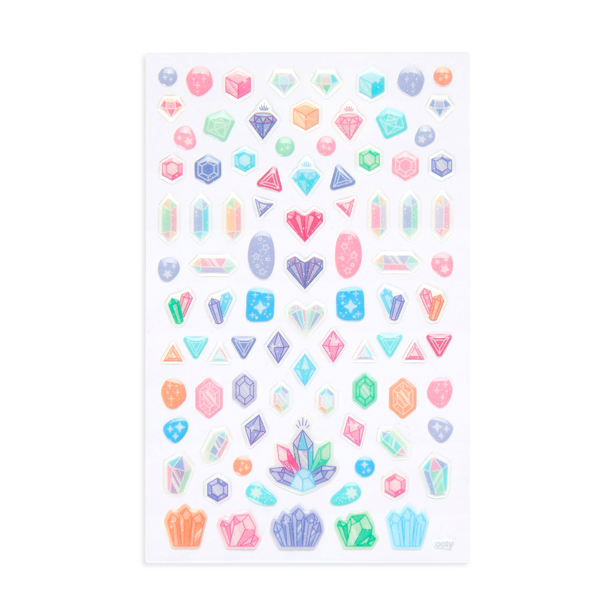 Crystals Sticker  Crystal stickers, Crystal drawing, Sticker decor