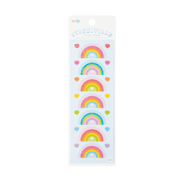 Stickiville Rainbow Love Stickers - OOLY