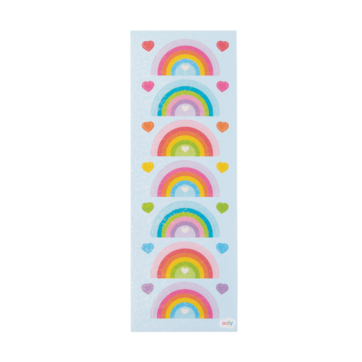 OOLY Stickiville Rainbow Love stickers