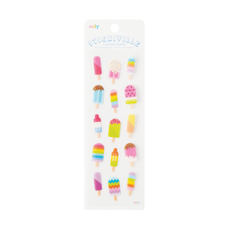 Stickiville Ice Pops Stickers -