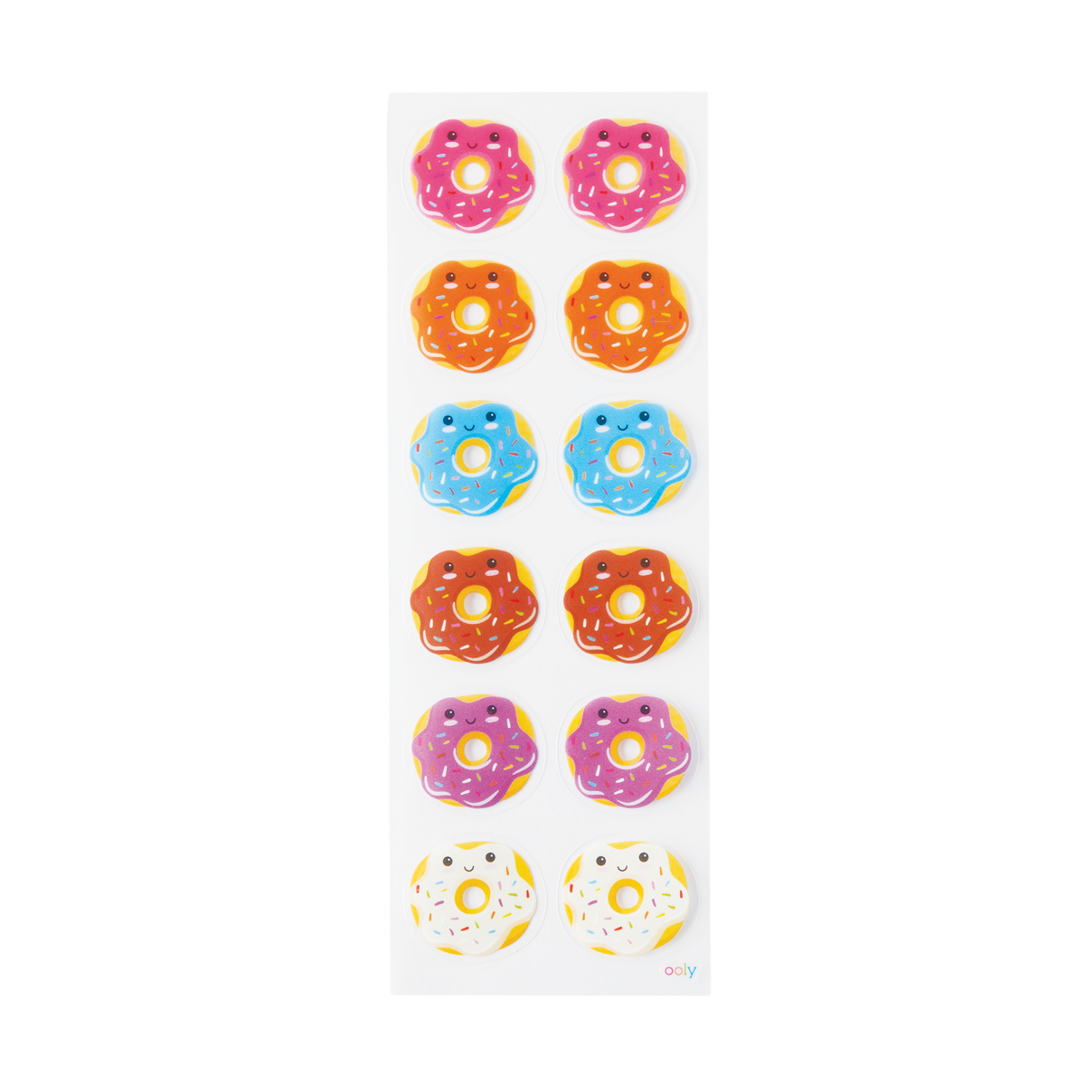 OOLY Stickiville Happy Donut stickers