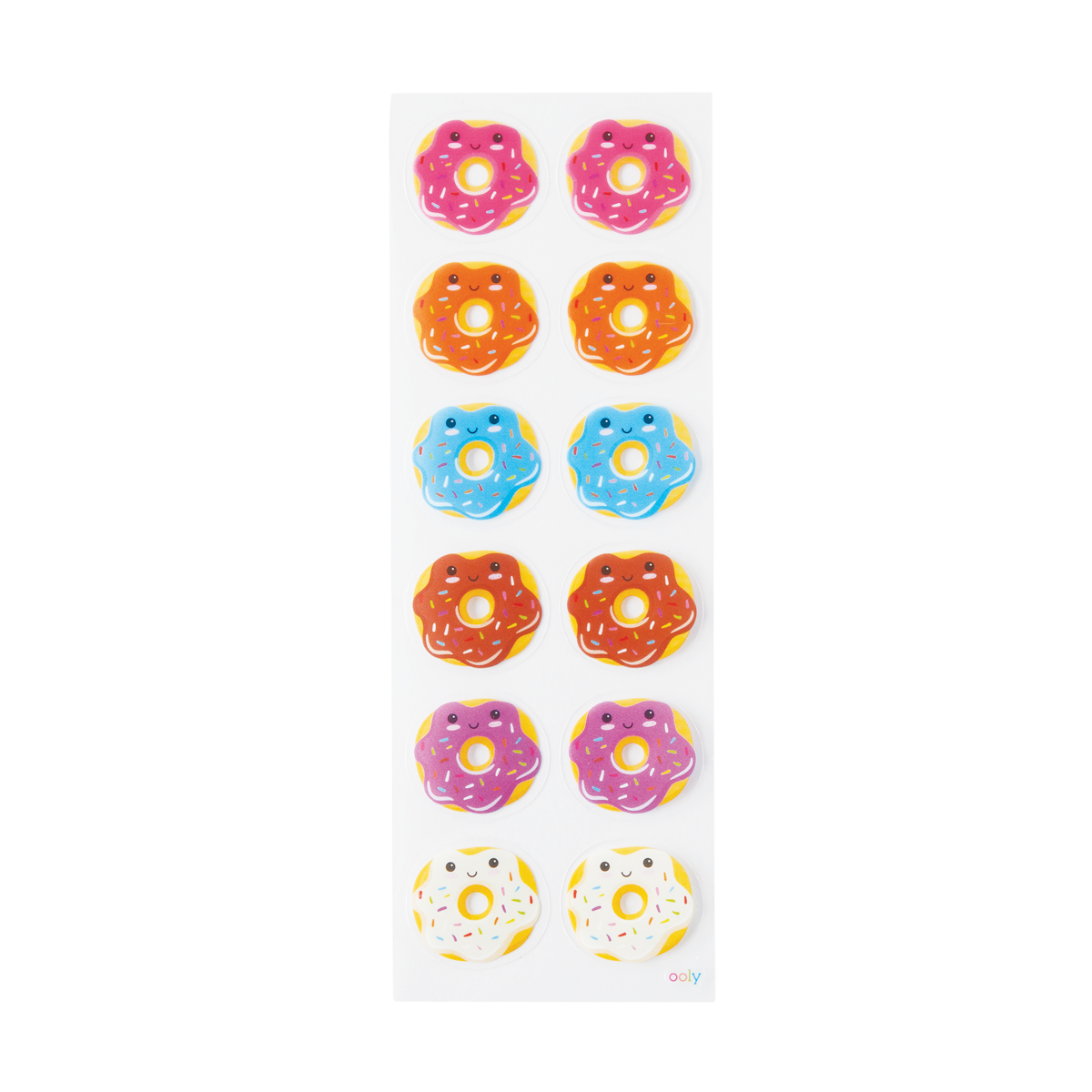 OOLY Stickiville Happy Donut stickers