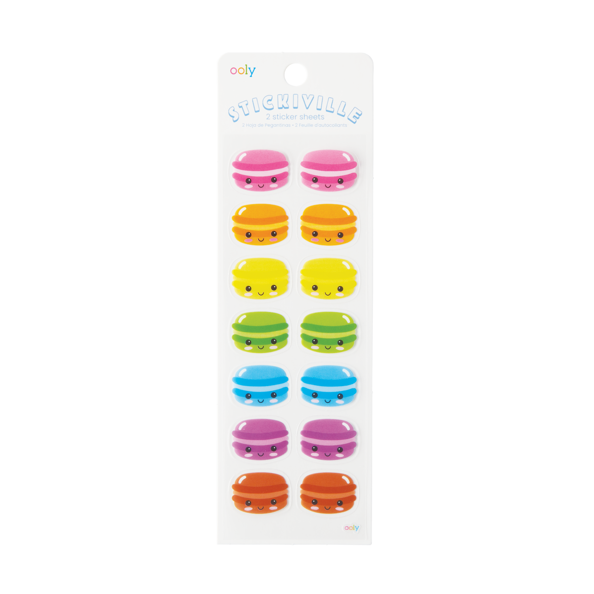 Stickiville Happy Macarons Stickers - OOLY