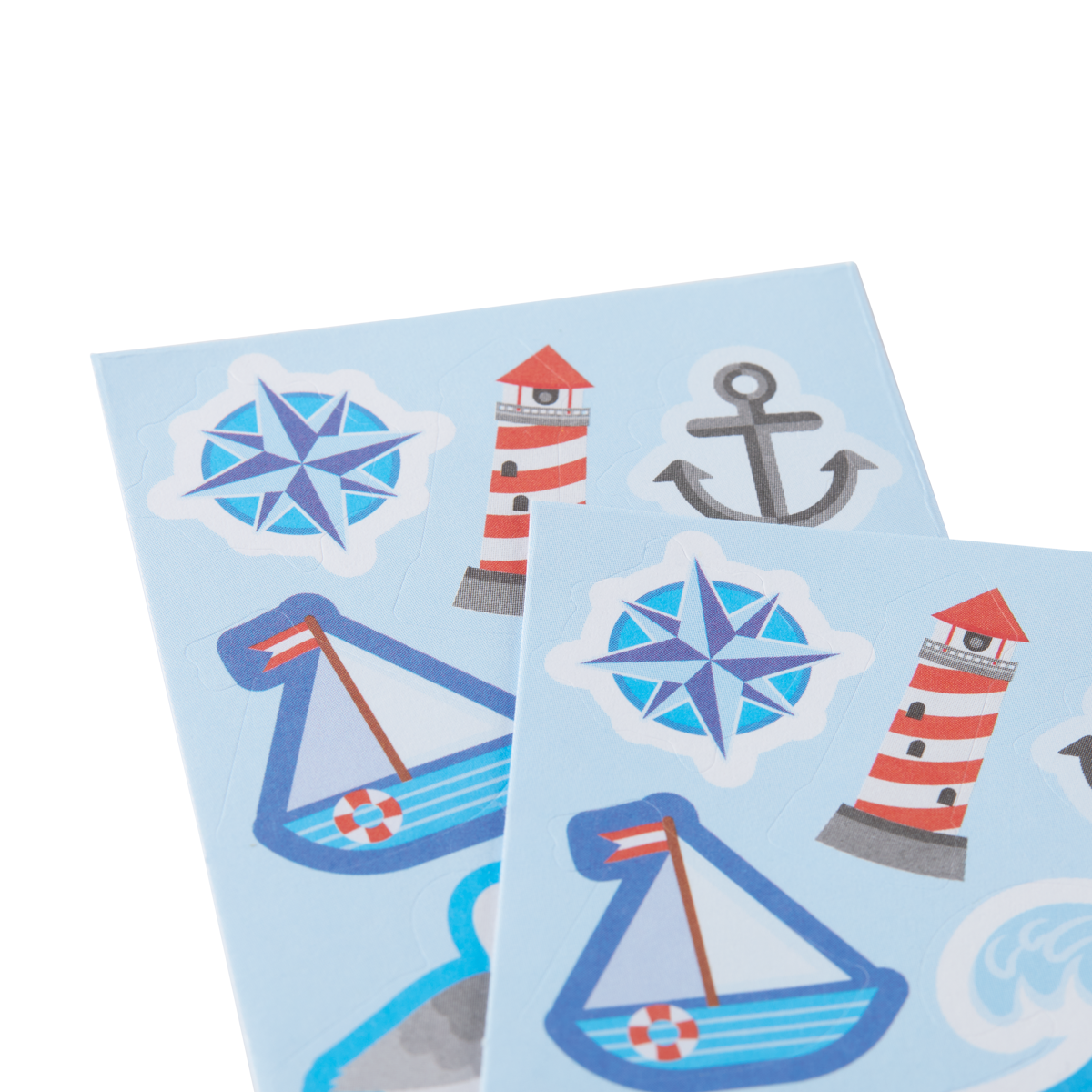 OOLY Stickiville Nautical stickers close up view