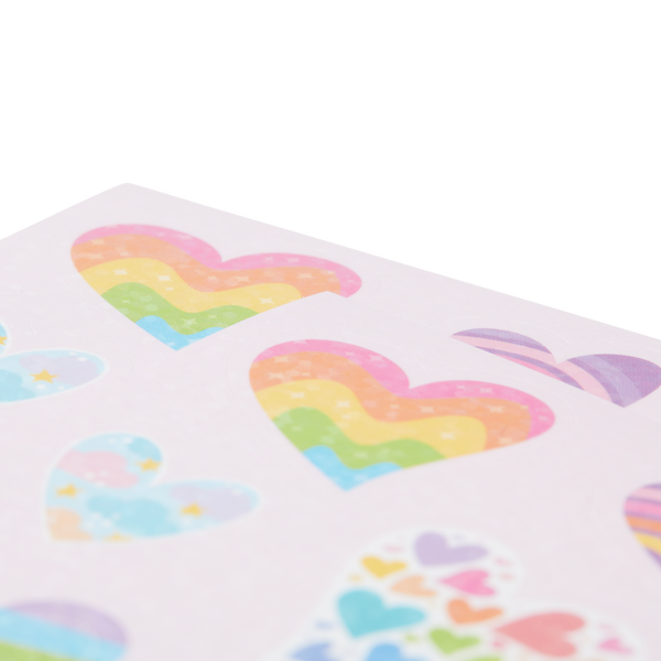Stickiville Rainbow Hearts Stickers OOLY
