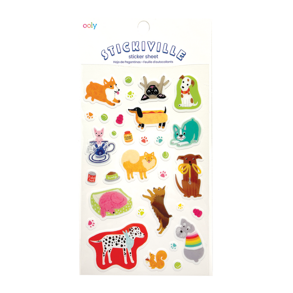 Stickiville Quirky Dogs Stickers - OOLY