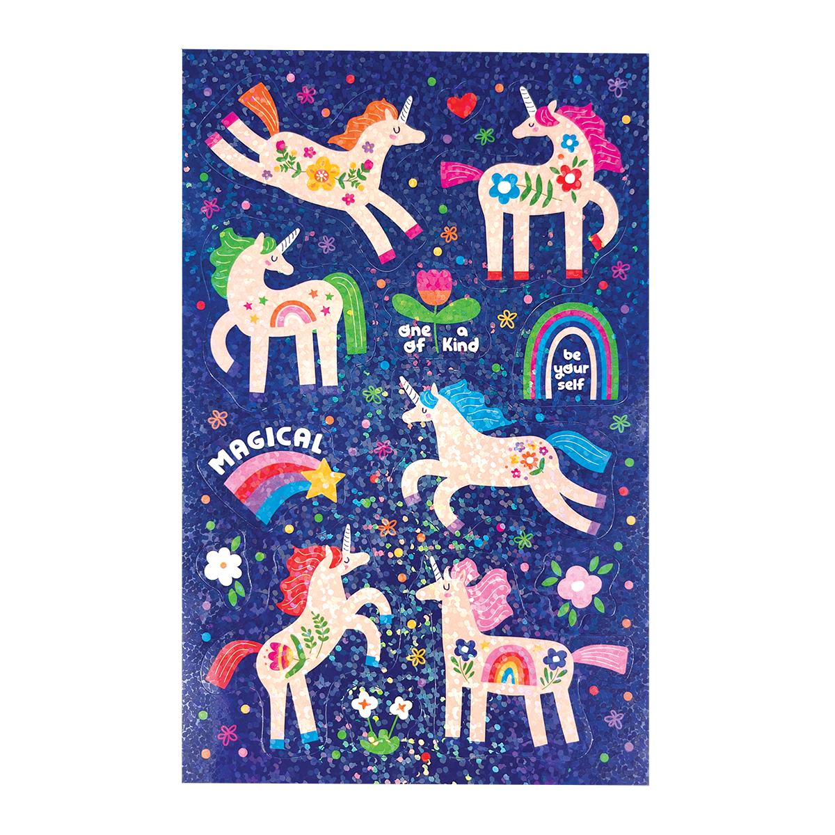 OOLY Stickiville Magical Unicorns Stickers out of packaging