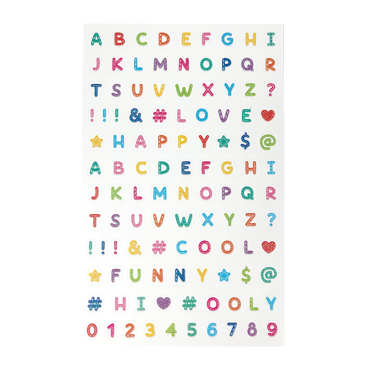 OOLY Stickiville Alphabets Stickers outside of packaging