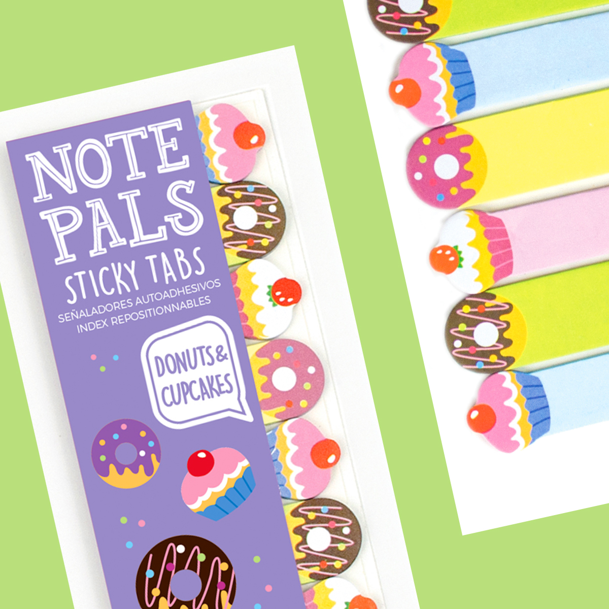 Note Pals Sticky Tabs Donuts and Cupcakes
