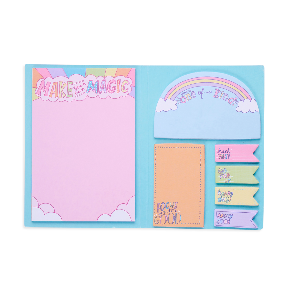 OOLY Side Notes Sticky Tab Note Pad - Make Magic view of all styles