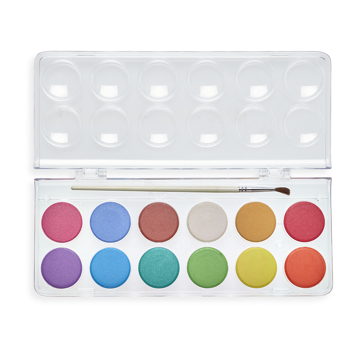 Pearlescent Chroma Blends Watercolor Paint Set with case open