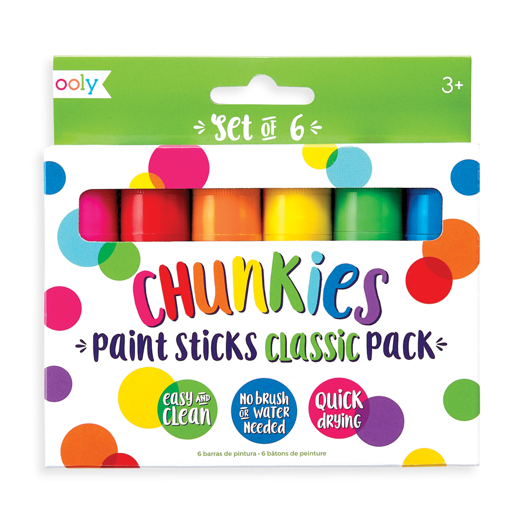 Chunkies Paint Sticks Classic Pack Set of 6 OOLY