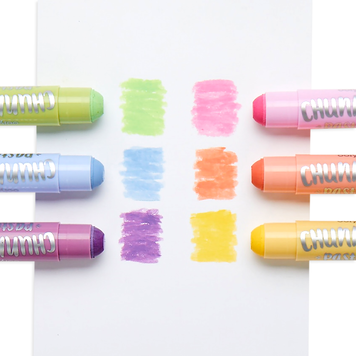 OOLY Chunkies Paint Sticks Pastel color samples