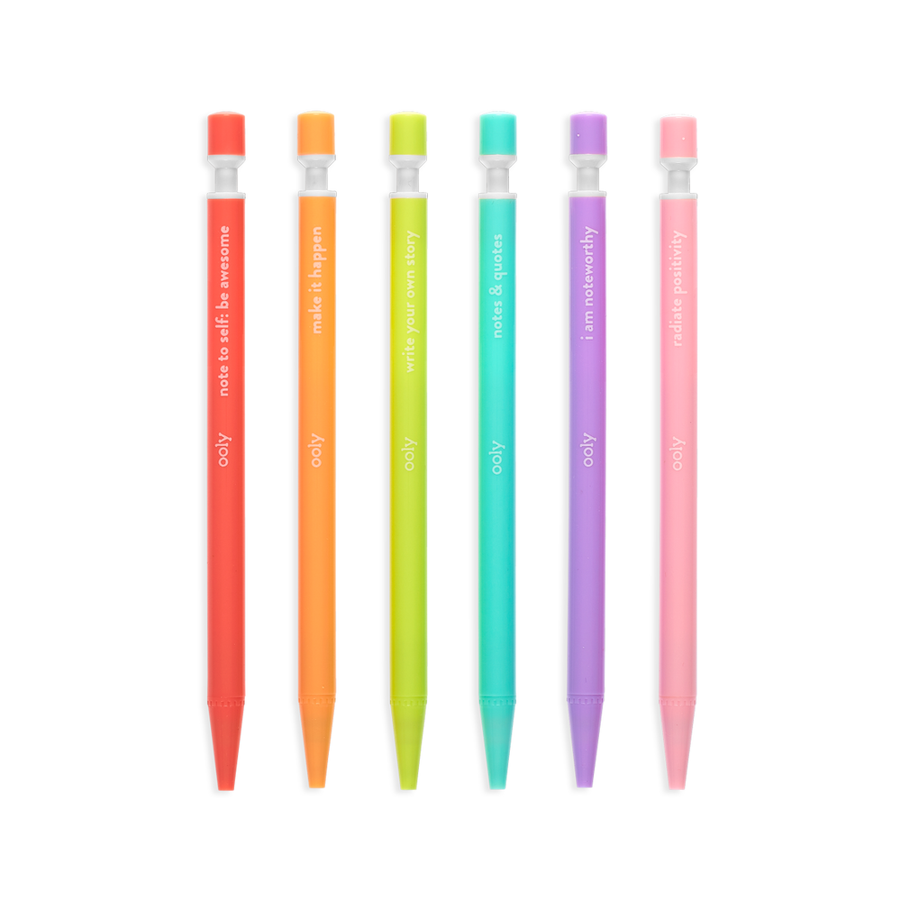 Noted! Graphite Mechanical Pencils Lead Refills Set of 6 OOLY