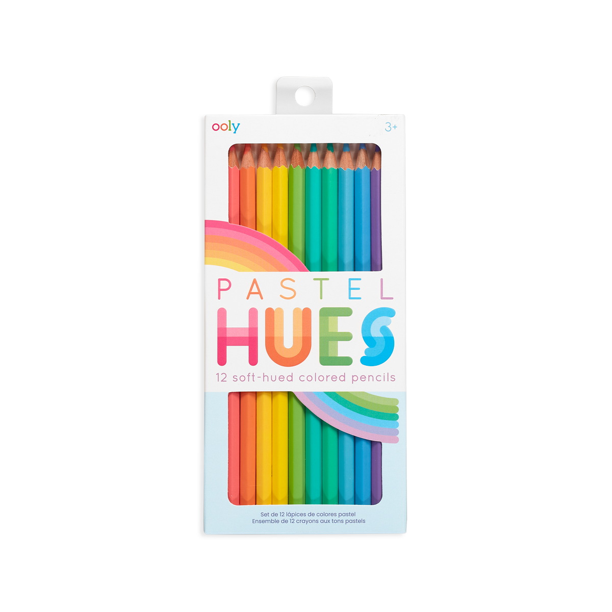 Pastel Hues Colored Pencils - Set of 12