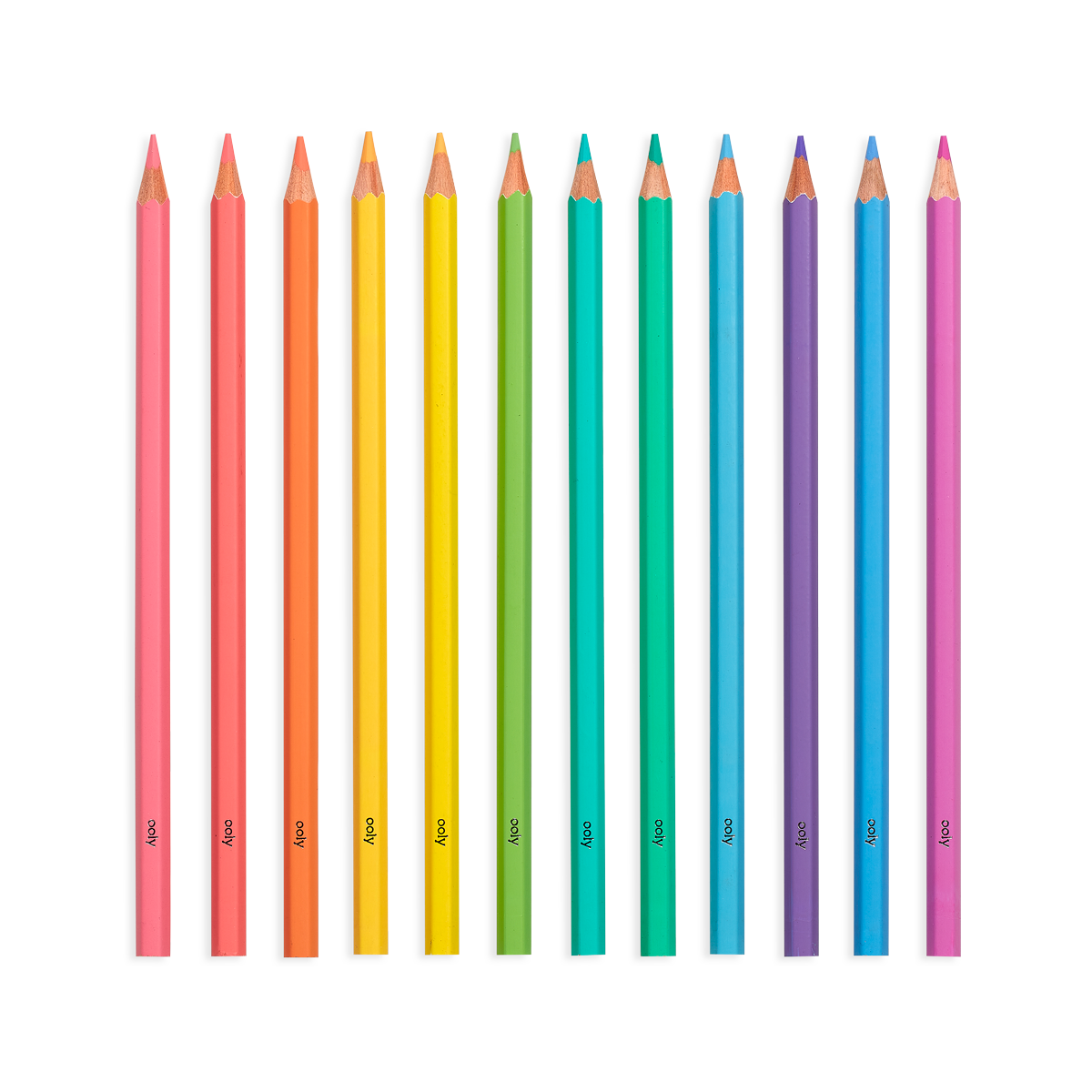 8 Colors Gradient Rainbow Pencils Jumbo-Colored Pencil for Adults