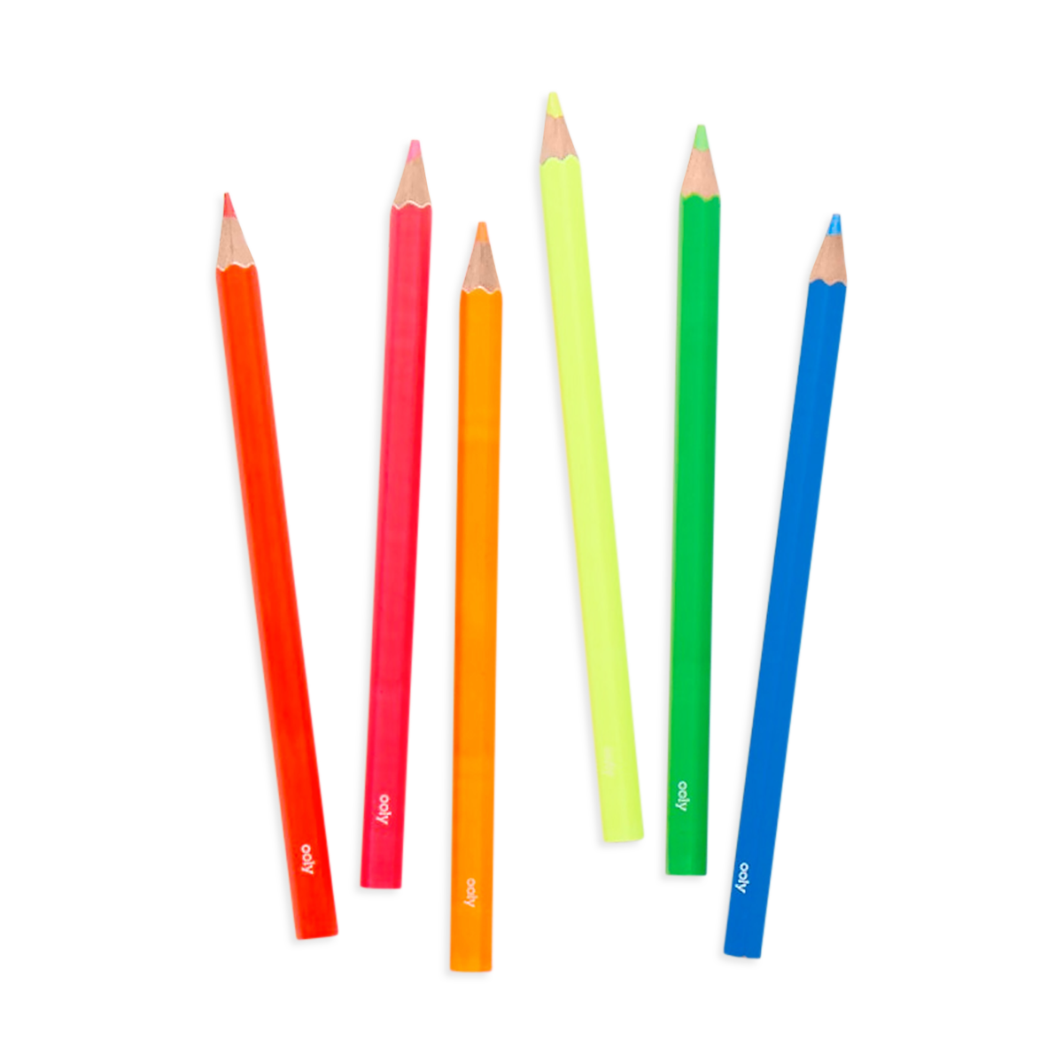 Ooly Kaleidoscope Multi-Colored Pencils - Set of 6