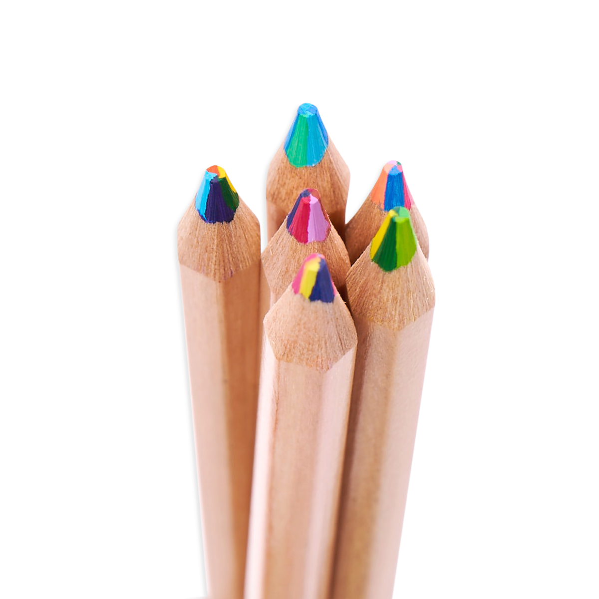 OOLY Kaleidoscope Multi-Colored Pencils close up