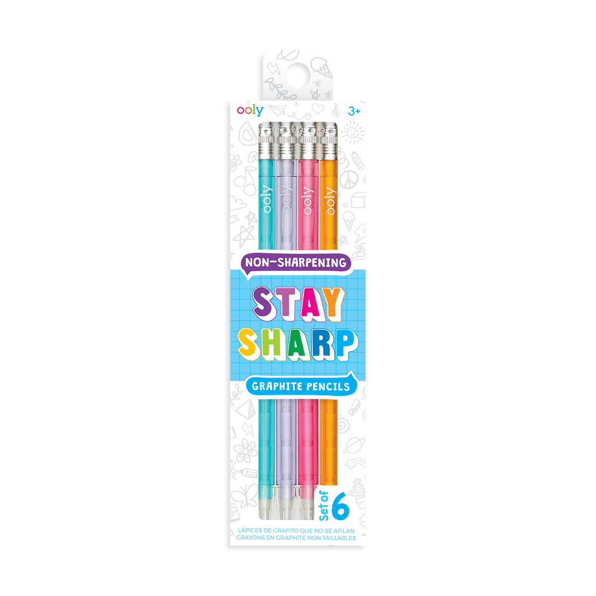 OOLY Stay Sharp Graphite Pencils in new packaging.