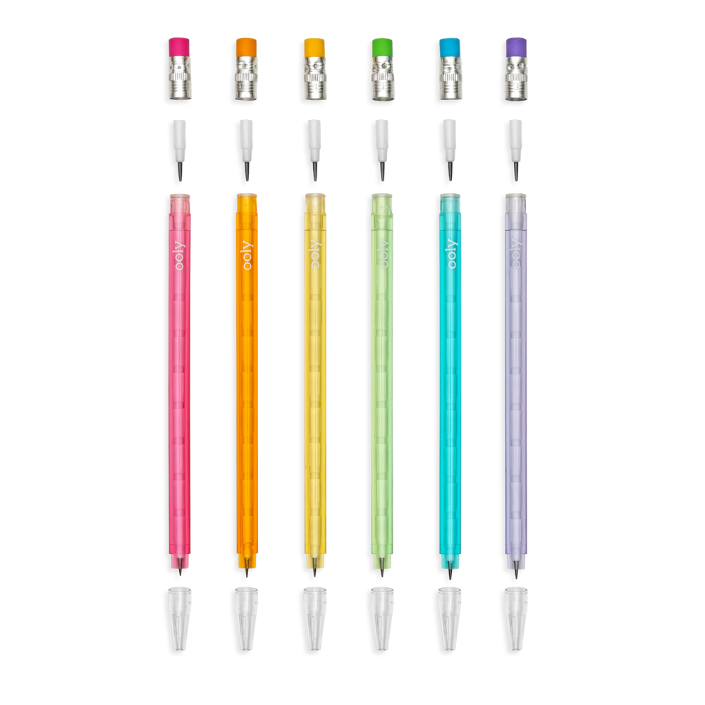 Noted! Graphite Mechanical Pencils Lead Refills Set of 6 OOLY