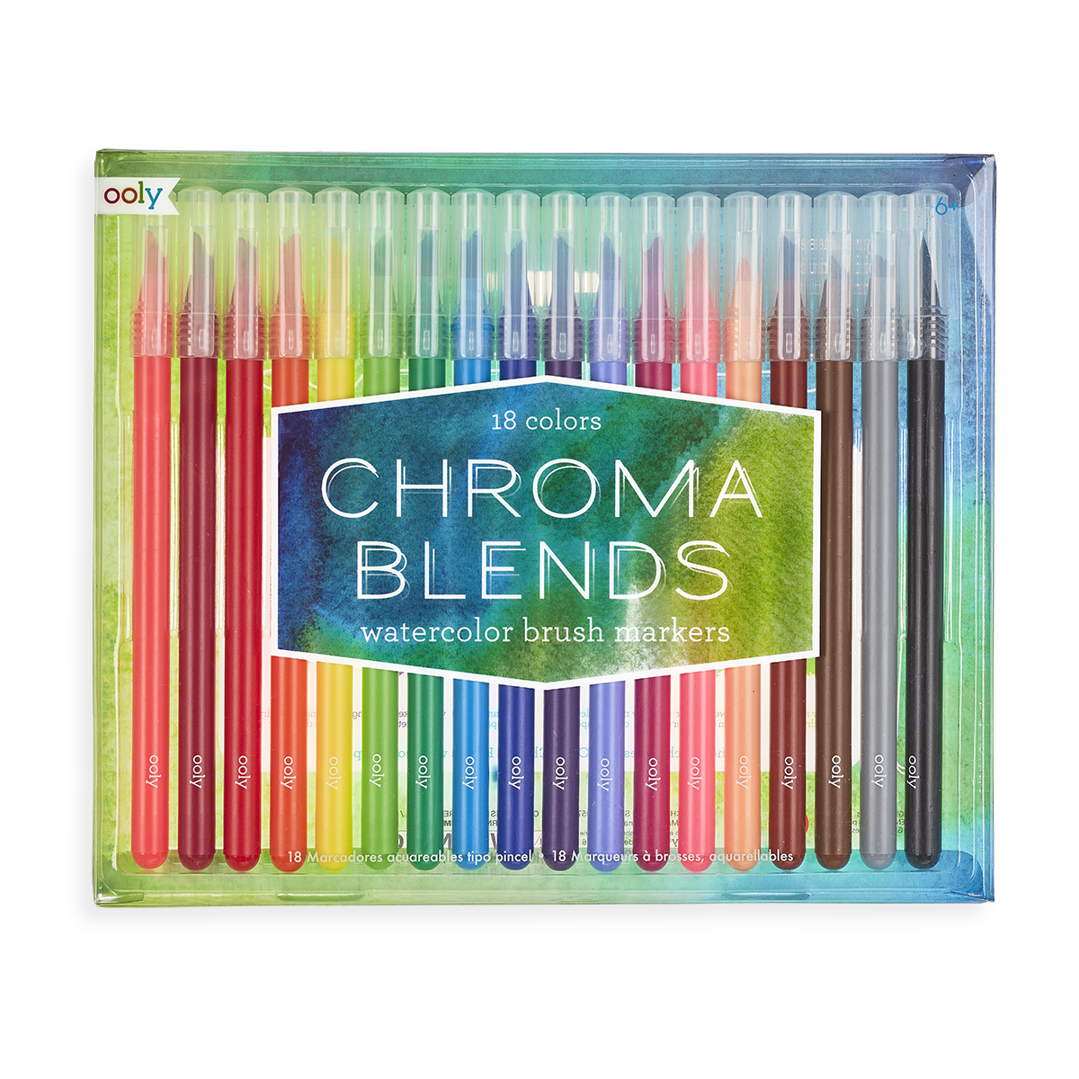 Chroma Blends Watercolor Brush Markers Set 18