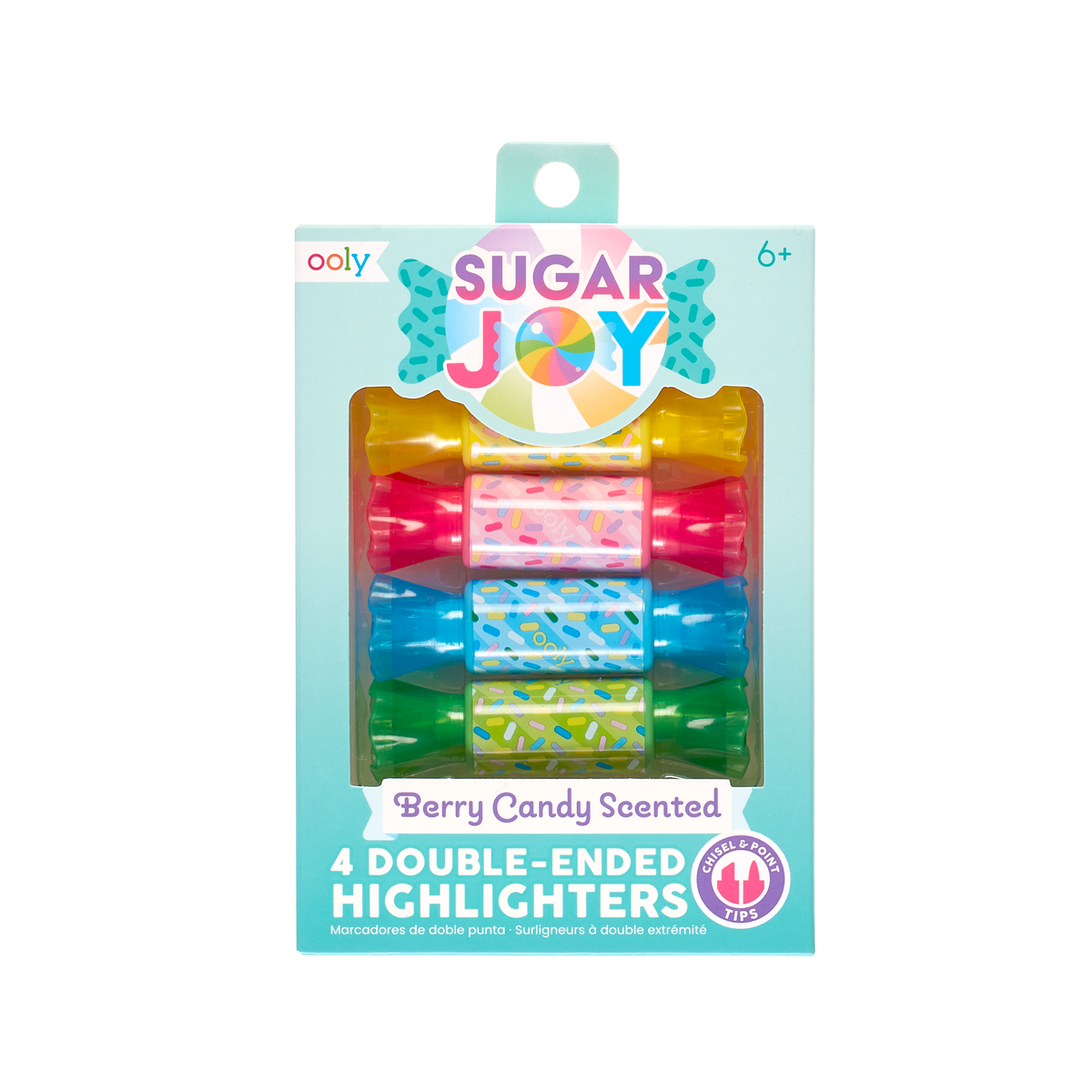 OOLY Sugar Joy Highlighters set of 4 in packaging