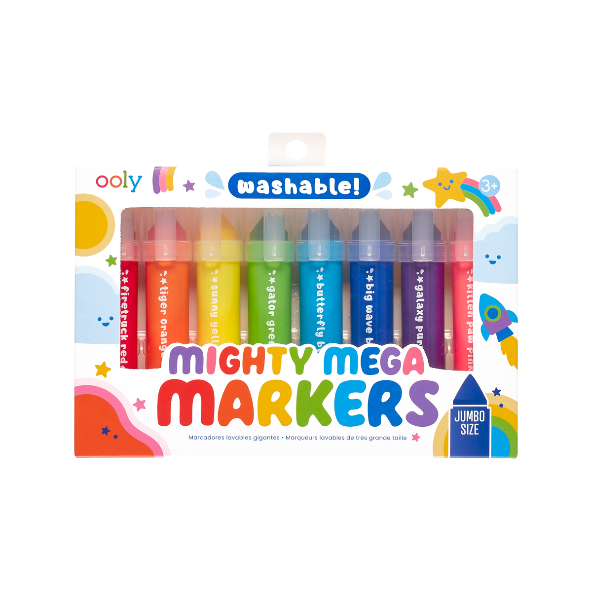 OOLY Mighty Mega Markers set of 8 in packaging