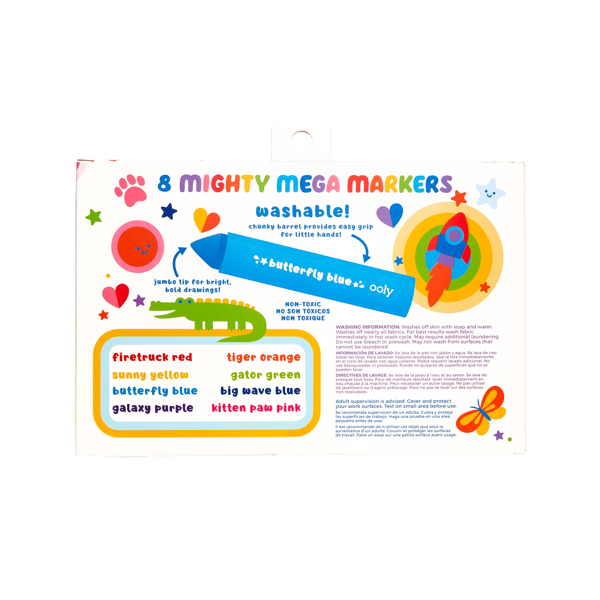 OOLY Mighty Mega Markers set of 8 in packaging