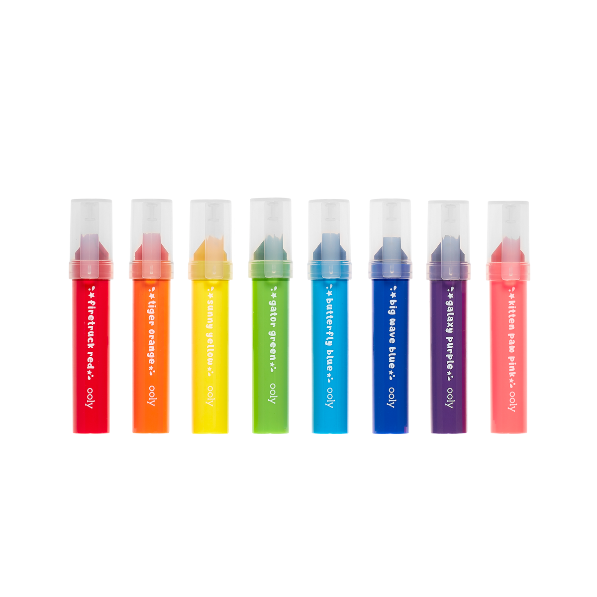 OOLY Mighty Mega Markers set of 8 with caps