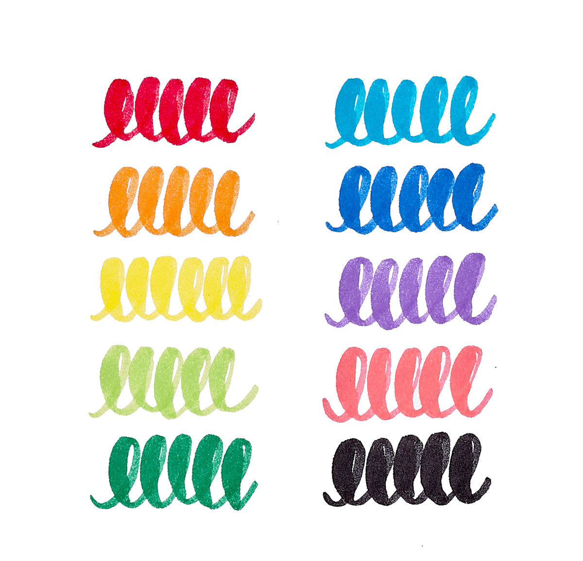 Ooly Brilliant Brush Markers - Set of 24