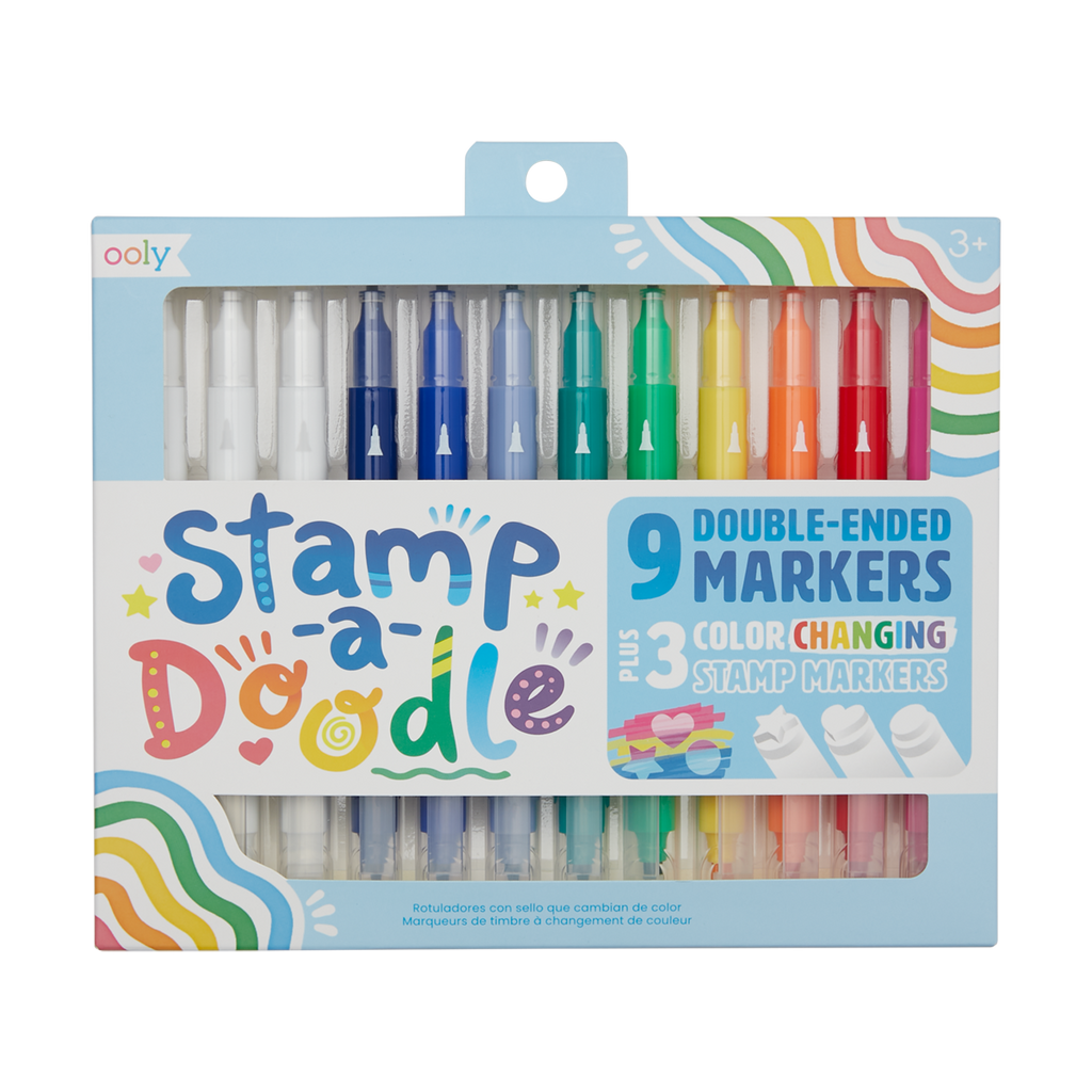 Hearts, Stars, Rainbows Coloring Set: with Color-Changing Markers