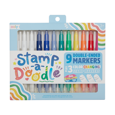 Stamp-A-Doodle Double Ended Markers - Color Changing - Set of 12