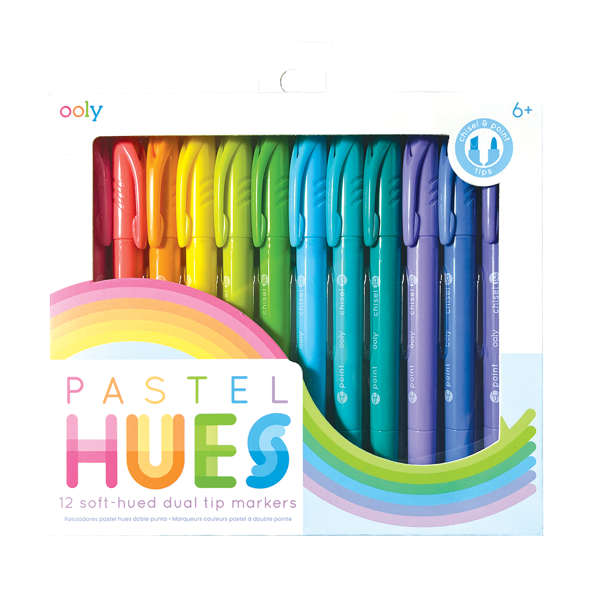 Ooly, Pastel Hues Colored Pencils, Vivid and Beautiful Pastel Pencil Set  for Kids and Adults, Drawing and Coloring Art Supplies, Unique Pastels for