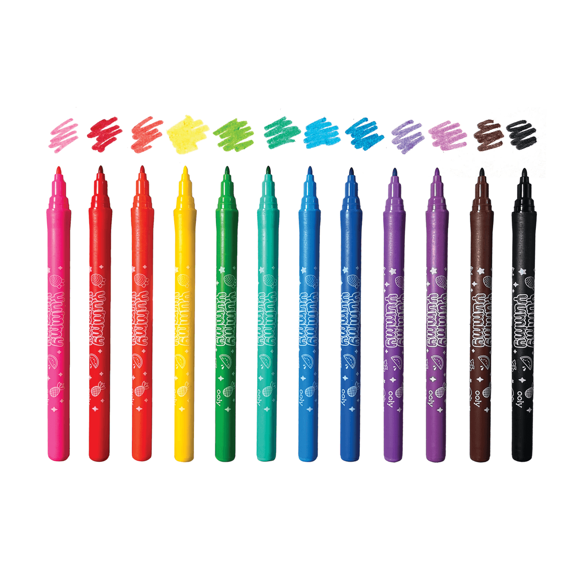 OOLY Yummy Yummy Scented Markers with color swatches