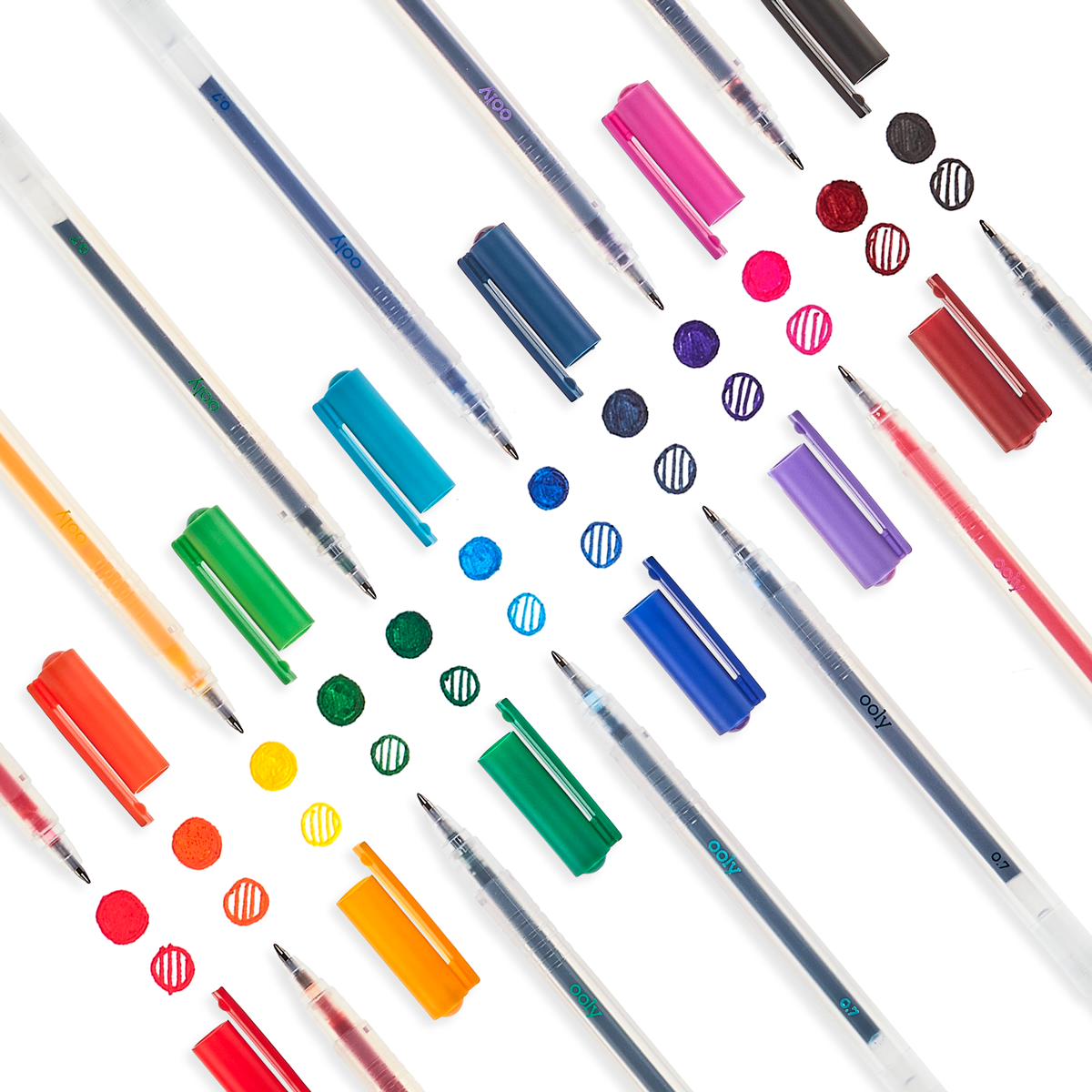 Fine Line Colored Gel Pen - Set of 6 by OOLY