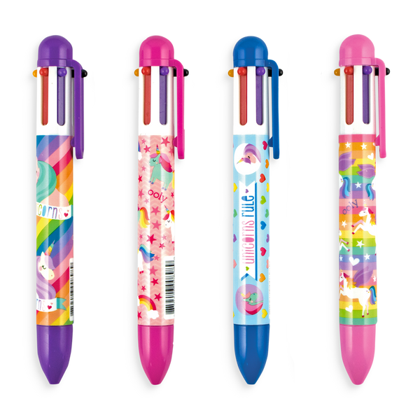 Unicorn Multicolor Click Pen – Ellie B. Children's Boutique