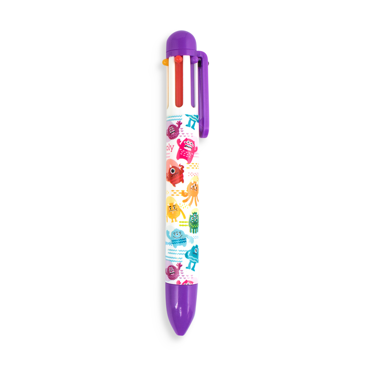 8 in 1 Retractable Pens, Multicolor Crayons 8 Colors for Kids