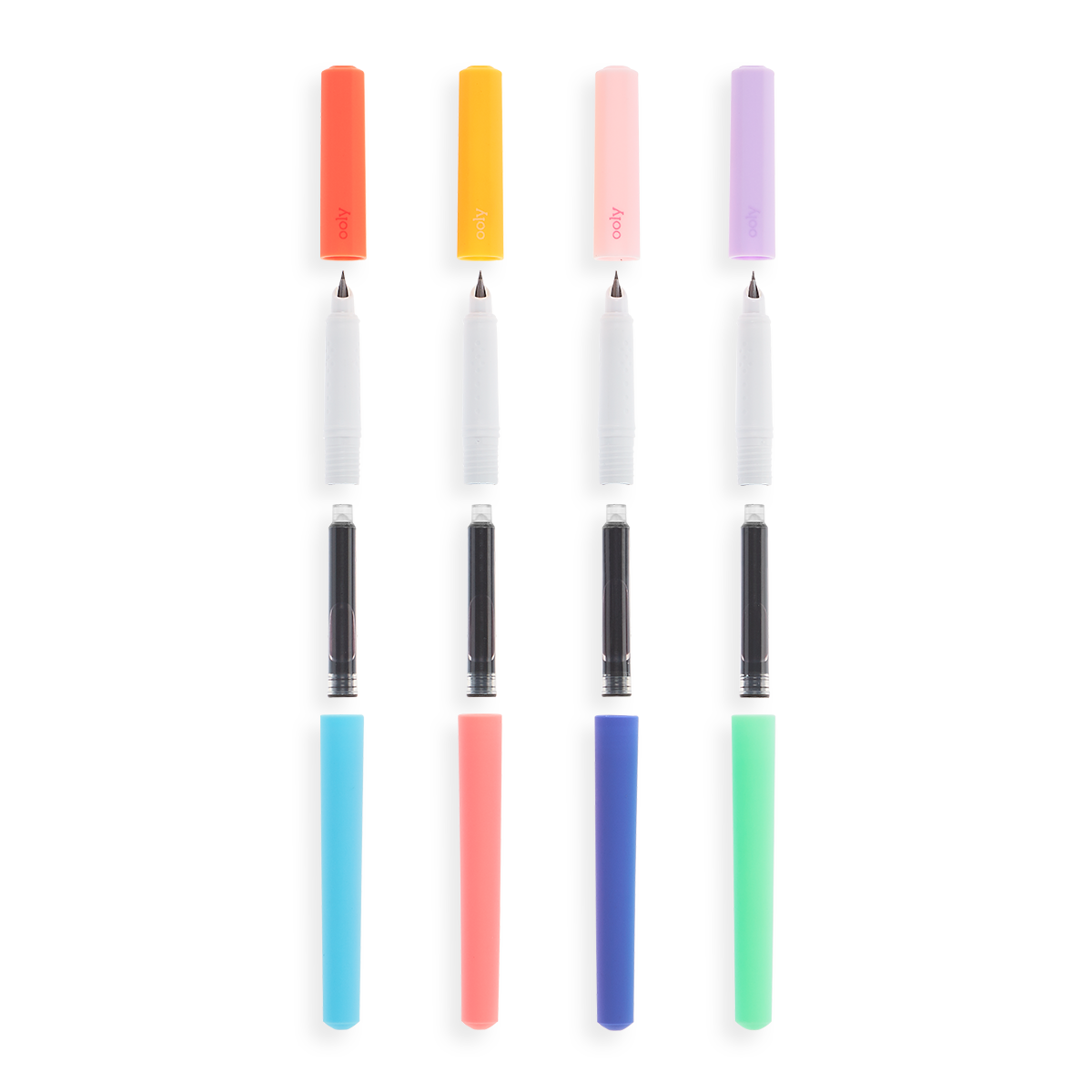 OOLY - Fountain pen obsessed? Well we just made dreams come true with  rainbow colored ink fountain pens in our Color Write set 😍 😍 😍